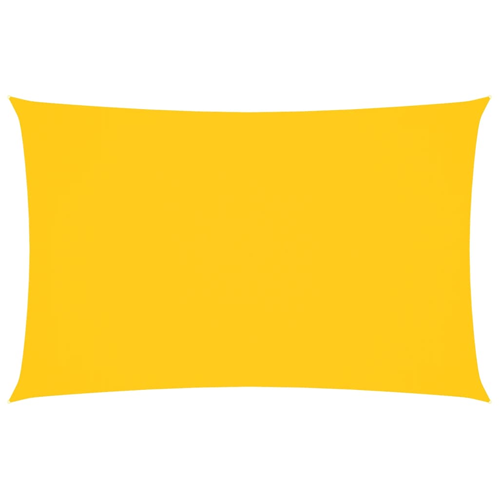 vidaXL Rectangular Shade Sail 4x7 m Yellow PU Coated Oxford Fabric - Image 5 of 27