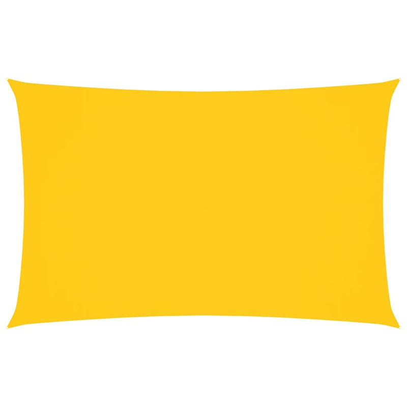 vidaXL Rectangular Shade Sail 4x7 m Yellow PU Coated Oxford Fabric - Image 5 of 27
