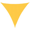 vidaXL Triangular Oxford Fabric Sail Shade 3x3x3 m Yellow - Image 6 of 45