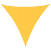 vidaXL Triangular Oxford Fabric Sail Shade 3x3x3 m Yellow - Image 10 of 45