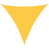 vidaXL Triangular Shade Sail, Oxford Fabric, 5 x 5 x 5 m, Yellow - Image 7 of 54
