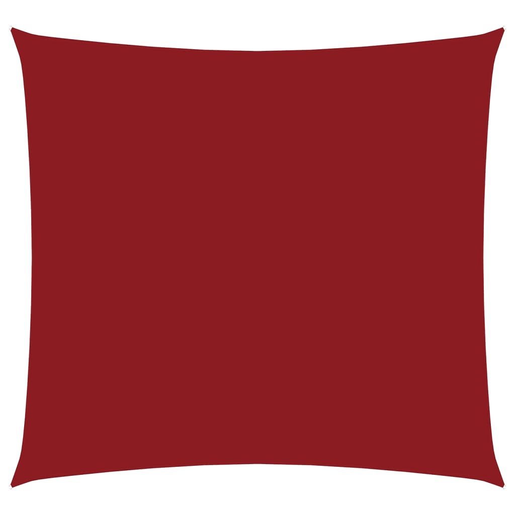 vidaXL Vela Parasole in Tela Oxford Quadrata 2,5x2,5 m Rossa - Image 2 of 9