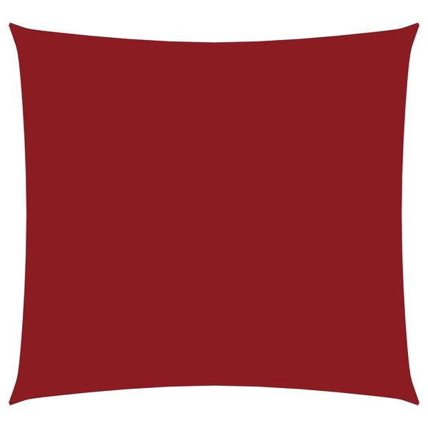 Vela Parasole in Tela Oxford Quadrata 2,5x2,5 m Rossa - immagine 2 | SolPatio
