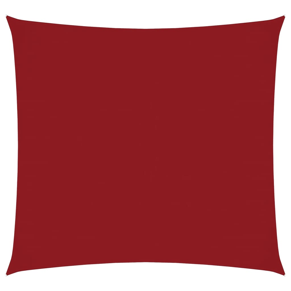 vidaXL Toldo vela cuadrado de tela Oxford 2x2 m Rojo - Image 6 of 27