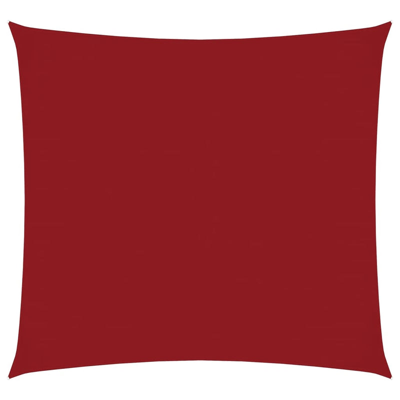 vidaXL Toldo vela cuadrado de tela Oxford 2x2 m Rojo - Image 6 of 27