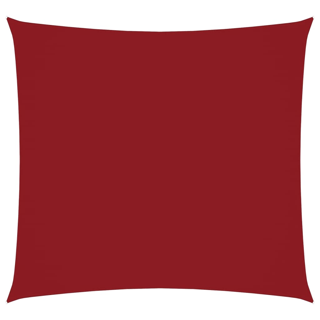 vidaXL Toldo de Vela de Tela Oxford 7 x 7 m Rojo - Image 3 of 18