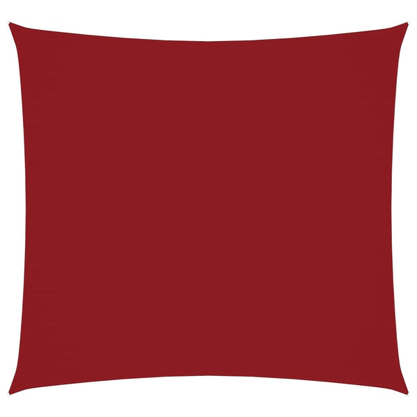 Parasole a Vela in Tela Oxford Quadrata 6x6 m Rosso - immagine 2 | SolPatio