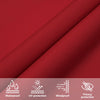 vidaXL Toldo de Vela de Tela Oxford 7 x 7 m Rojo - Image 14 of 18