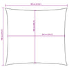 vidaXL Toldo de Vela de Tela Oxford 7 x 7 m Rojo - Image 18 of 18