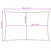 Toldo de vela vidaXL en tela Oxford 2x4 m Rojo - Image 9 of 9