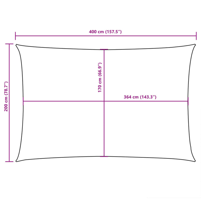 vidaXL Toldo de Vela en Tela Oxford 2x3,5 m Rojo - Image 106 of 117