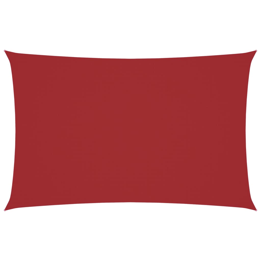 vidaXL Parasole a Vela Oxford Rettangolare 2x4,5 m Rosso - Image 22 of 108