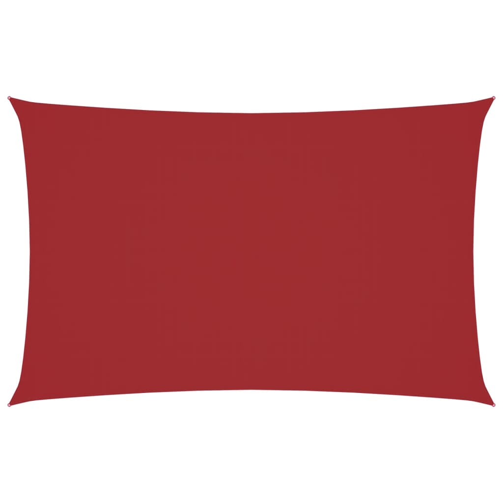 Parasole a Vela Rettangolare Oxford 2×5 m Rosso - Image 4 of 40