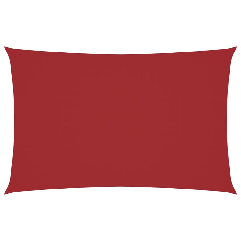 Parasole a Vela Rettangolare Oxford 2×5 m Rosso - Image 4 of 40