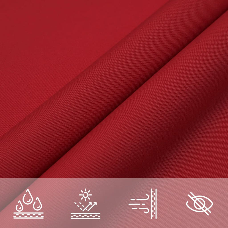 Parasole a Vela Rettangolare Oxford 2×5 m Rosso - Image 11 of 40