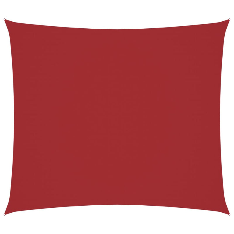 Parasole a Vela in Tessuto Oxford 2,5×3 m Rosso - Image 2 of 9