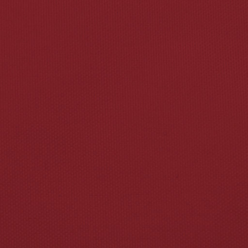 Parasole a Vela in Tessuto Oxford 2,5×3 m Rosso - Image 9 of 14