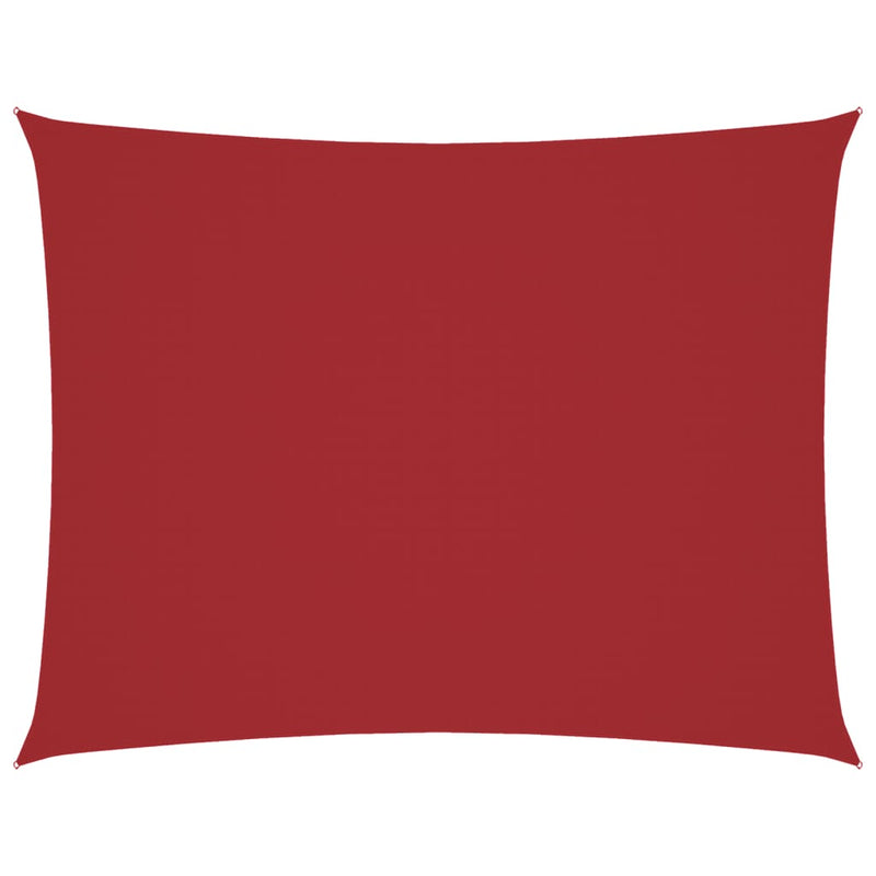 Parasole a Vela Oxford Rettangolare 2,5×4 m Rosso - Image 4 of 40
