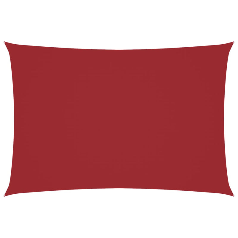 Parasole a Vela Oxford Rettangolare 2,5×4,5 m Rosso - Image 2 of 9