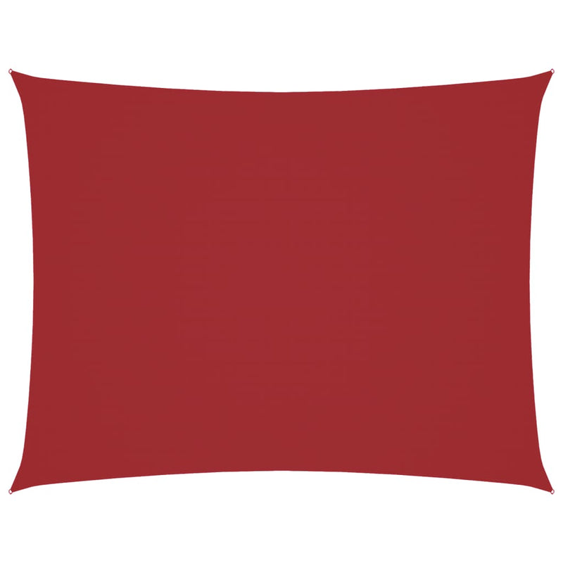 vidaXL Toldo vela de tela Oxford 3x4 m Rojo - Image 14 of 90