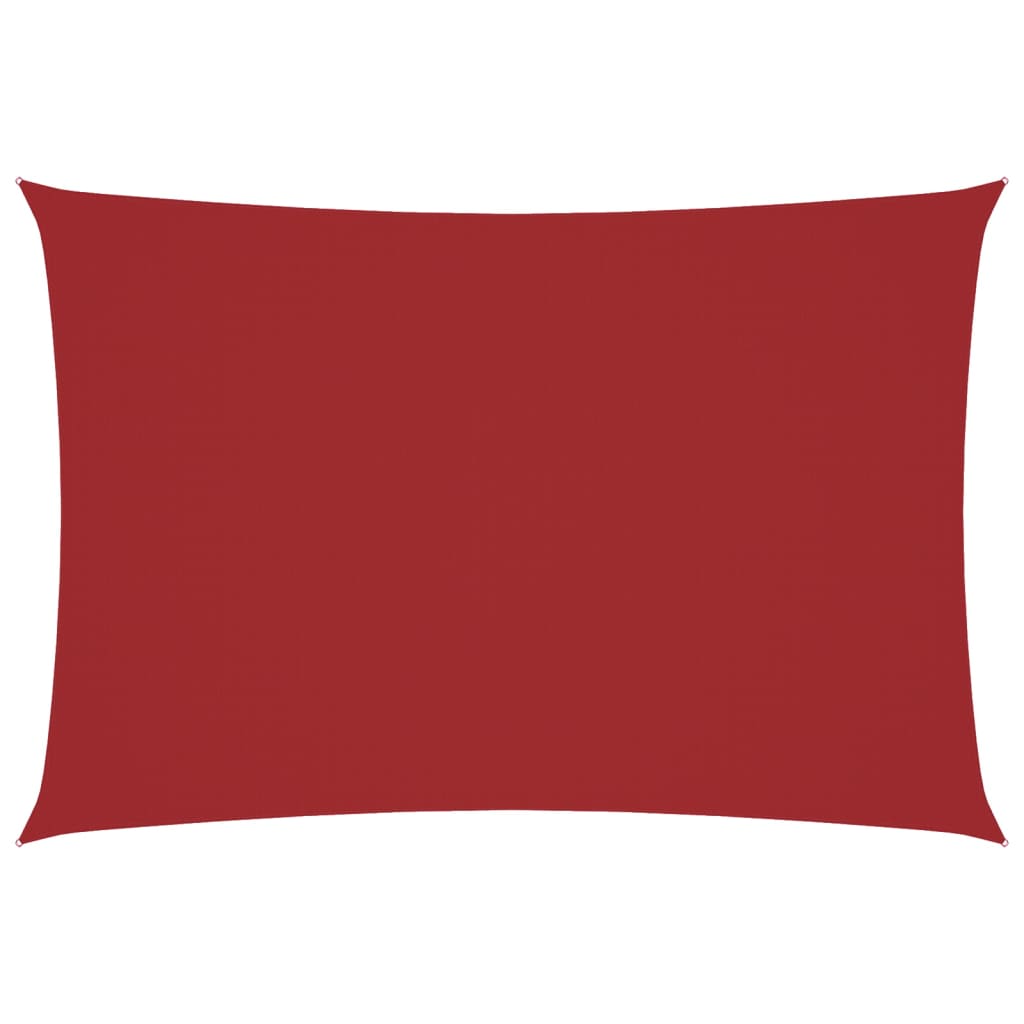 vidaXL Toldo vela de tela Oxford 3x4 m Rojo - Image 13 of 90