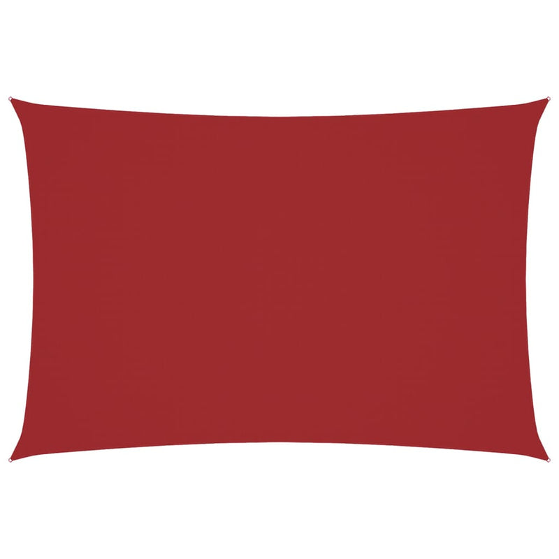 vidaXL Toldo vela de tela Oxford 3x4 m Rojo - Image 13 of 90