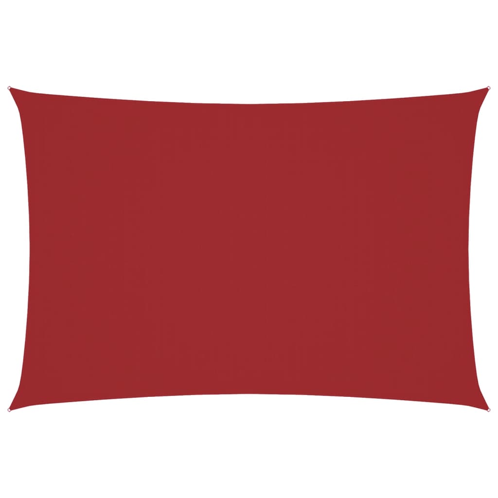 Parasole a Vela Tessuto Oxford Rettangolare 3×6 m Rosso - Image 4 of 31