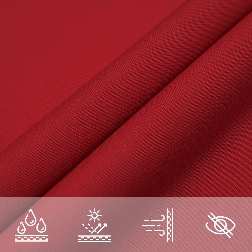 Parasole a Vela Tessuto Oxford Rettangolare 3×6 m Rosso - Image 15 of 31