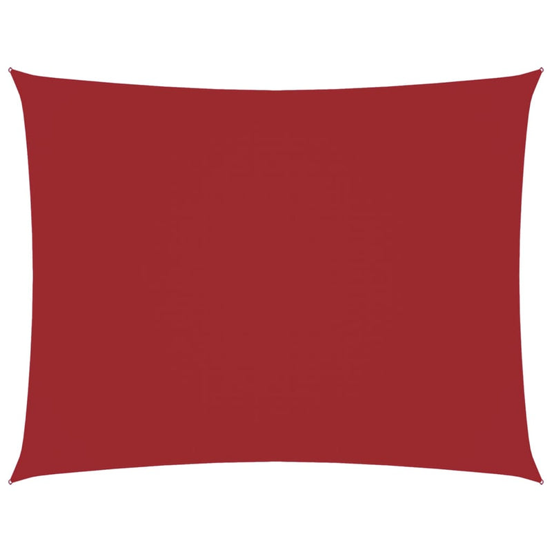vidaXL Toldo vela de tela Oxford 3x4 m Rojo - Image 16 of 90