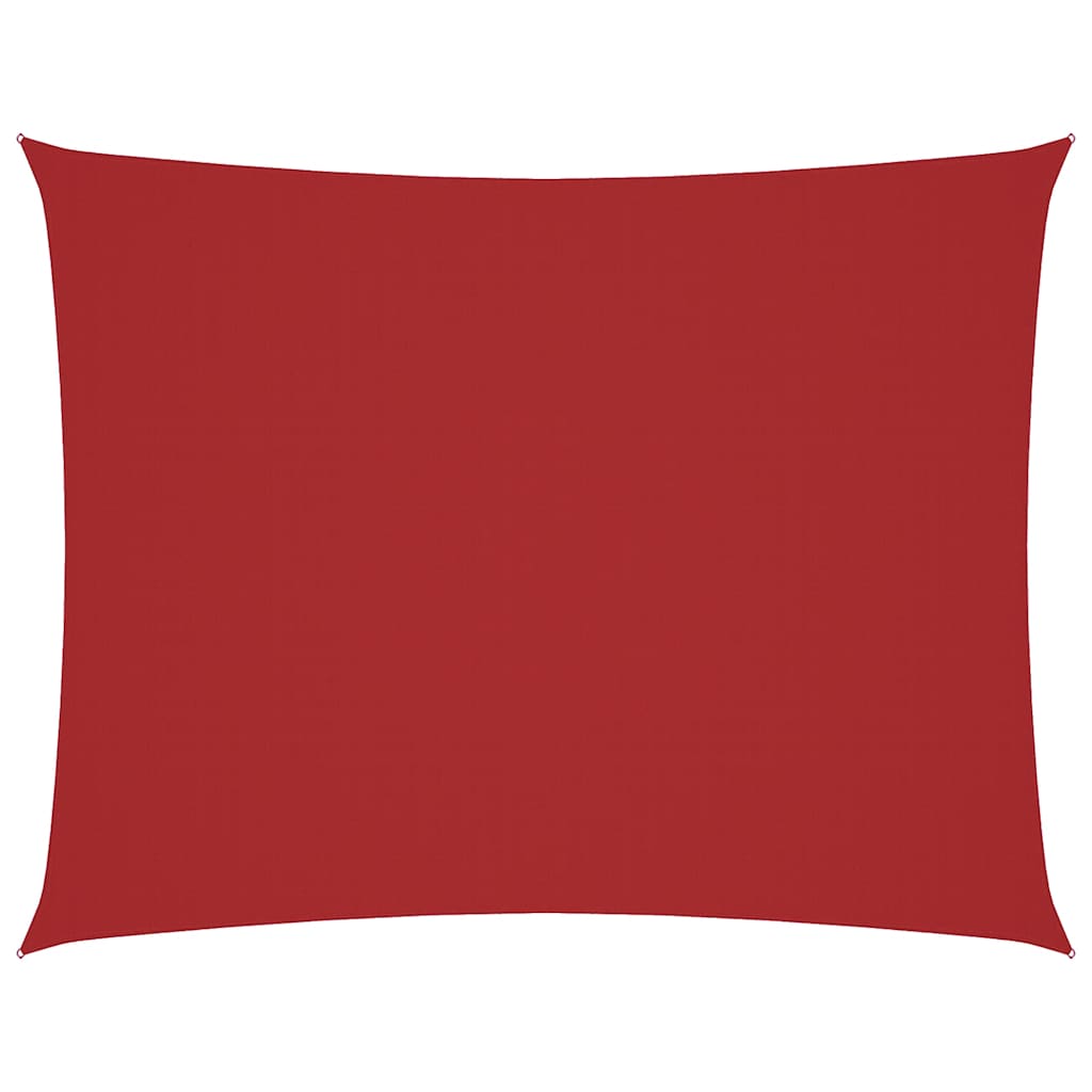 vidaXL Toldo Vela de Oxford Rectangular 4x6 m Rojo - Image 4 of 27