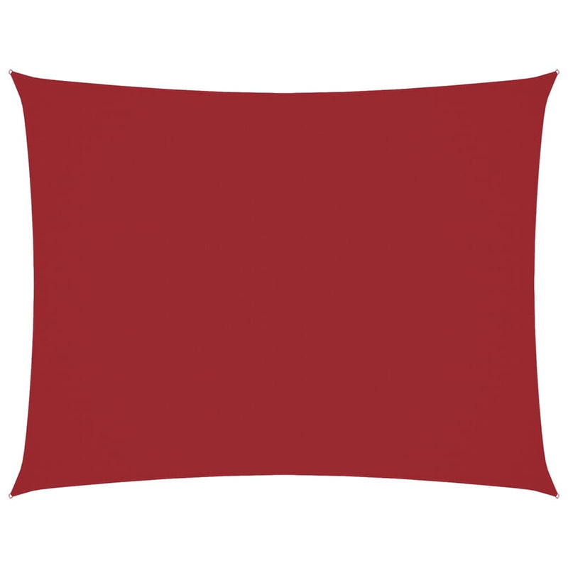 Parasole a Vela Oxford Rettangolare 3x5 m Rosso - immagine 11 | SolPatio - Image 11 of 63