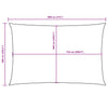 vidaXL Toldo vela de tela Oxford 3x4 m Rojo - Image 84 of 90