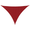 vidaXL Red 3x3x3 m Triangular Sun Shade Sail with PU-Coated Oxford Fabric - Image 7 of 45