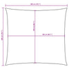 Vela Parasole Quadrata in Tessuto Oxford 2×2 m Arancione - Image 23 of 36