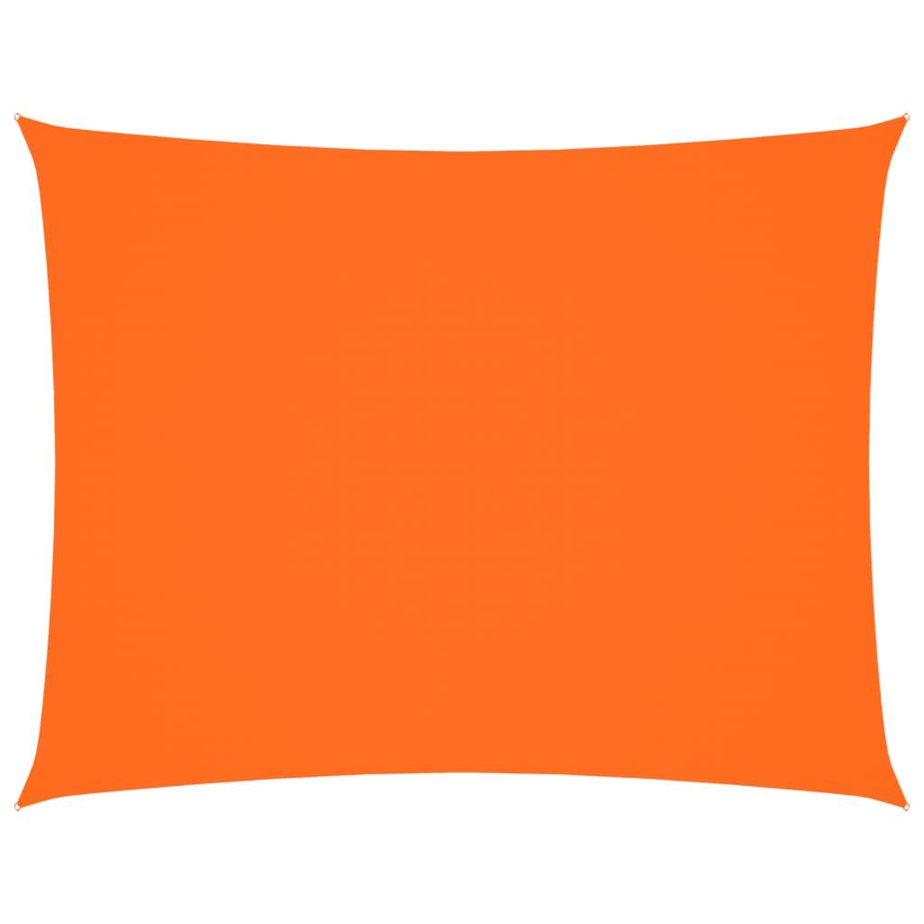 vidaXL Parasole a Vela Oxford Rettangolare 2x4 m Arancione - Image 35 of 162