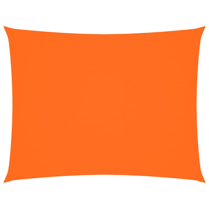 vidaXL Parasole a Vela Oxford Rettangolare 2x4 m Arancione - Image 35 of 162