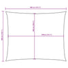 vidaXL Oxford Fabric Sail Shade 3x4 m Orange - Image 108 of 108