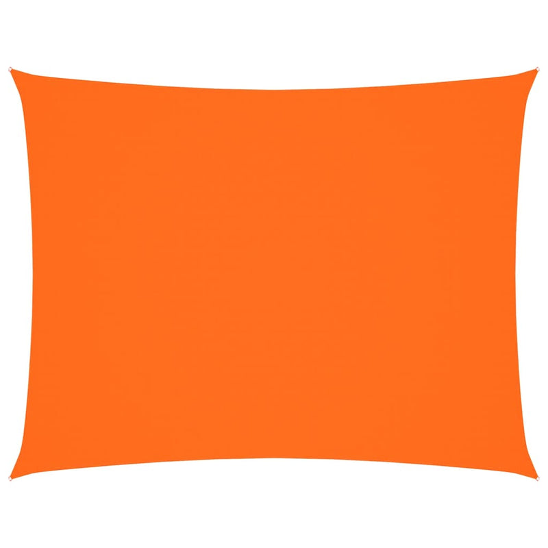 vidaXL Rectangular Oxford Fabric Sun Shade Sail 3.5x5m Orange - Image 2 of 9