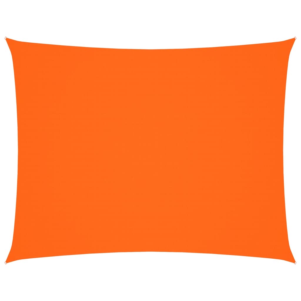 vidaXL Parasole a Vela Oxford Rettangolare 4x5 m Arancione - Image 2 of 9