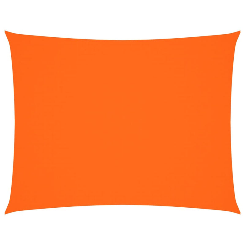 vidaXL Rectangular Sail Shade, 5 x 7 m, Orange Oxford Fabric - Image 2 of 9