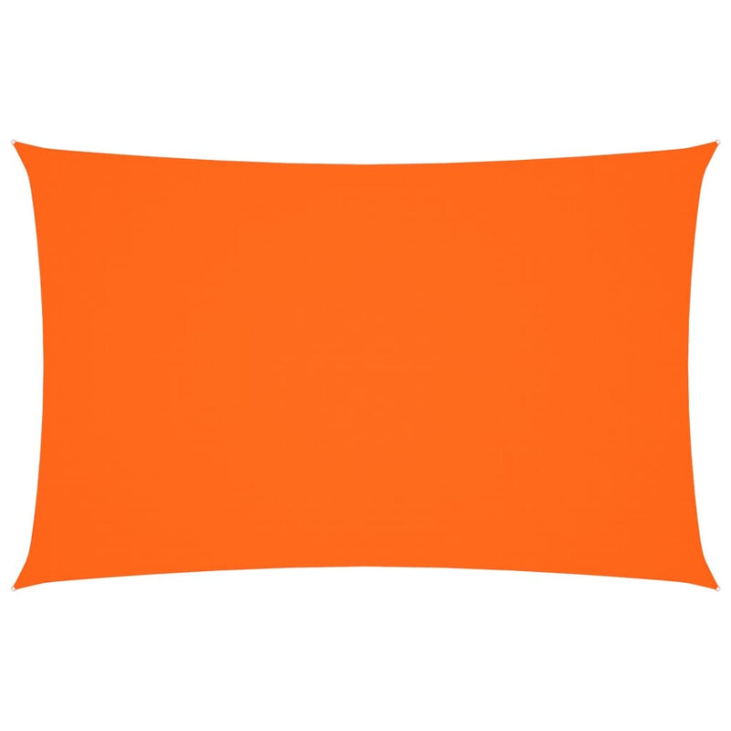 vidaXL Parasole a Vela Oxford Rettangolare 2x4 m Arancione - Image 32 of 162