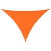 vidaXL 3x3x3 m Triangular PU Coated Oxford Fabric Sun Shade Sail, Orange - Image 5 of 36