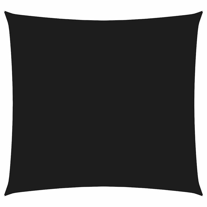 vidaXL Vela de Sombra Cuadrada de Tejido Oxford 2 x 2 m Negra - Image 6 of 27