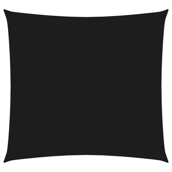 Parasole a Vela in Tessuto Oxford 3x3 m Nero - immagine 2 | SolPatio