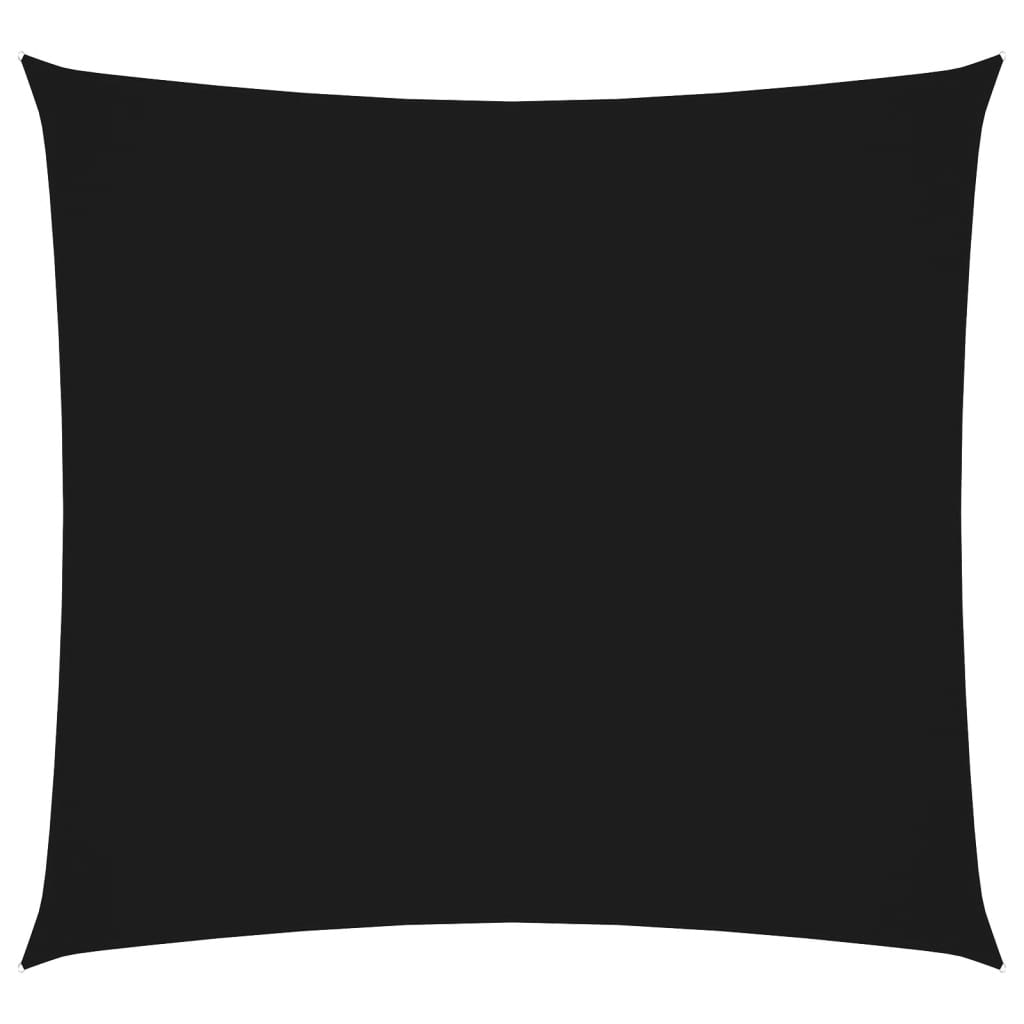 vidaXL Square Oxford Fabric Sail Shade 4.5x4.5 m Black - Image 2 of 9