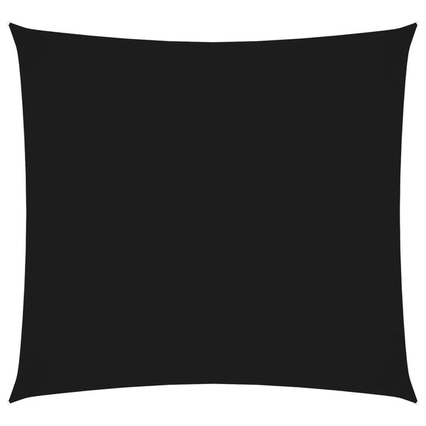 Parasole a Vela in Tessuto Oxford Quadrato 4,5x4,5 m Nero - immagine 2 | SolPatio