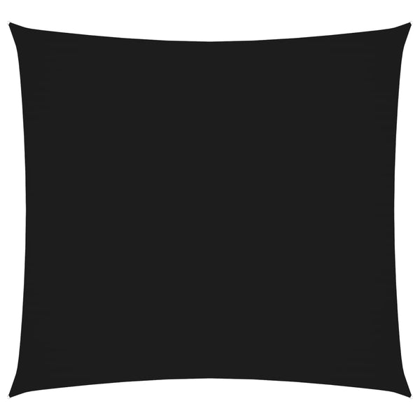 Parasole a Vela in Tessuto Oxford Quadrato 7x7 m Nero - immagine 2 | SolPatio
