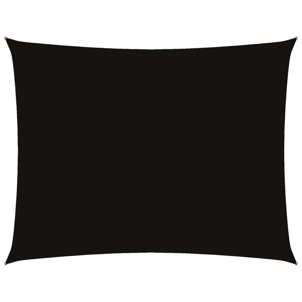 vidaXL Rectangular Oxford Sail Shade 2x3 m Black - Image 20 of 135