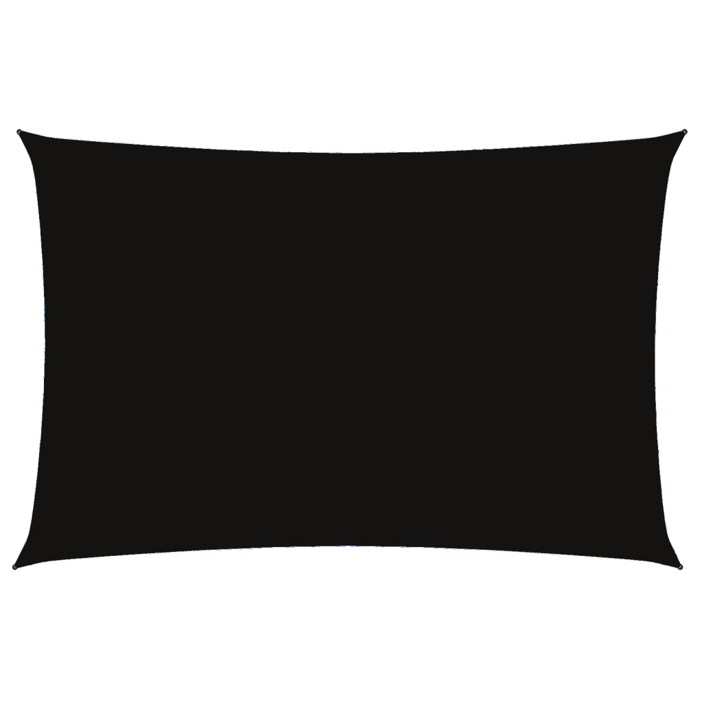 vidaXL Rectangular Oxford Sail Shade 2 x 3.5 m Black - Image 13 of 108