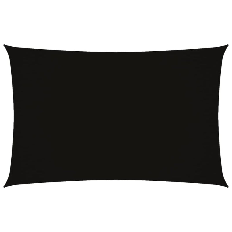 vidaXL Rectangular Oxford Sail Shade 2x3 m Black - Image 25 of 135